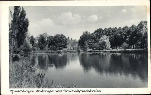 Ak Gardelegen in der Altmark, Anlegen vor dem Salzwedeler Tor, Blick über das Wasser