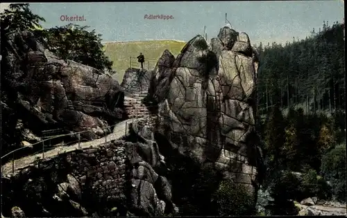 Ak Oker Goslar am Harz, Okertal, Adlerklippe