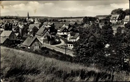 Ak Elbingerode Oberharz am Brocken, Panorama vom Ort