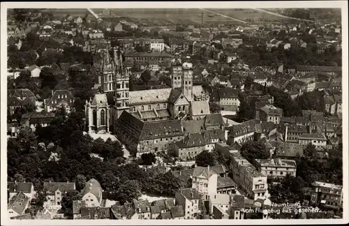 Ak Naumburg an der Saale, Fliegeraufnahme