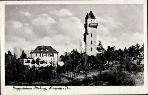 Ak Arnstadt Thüringen, Berggasthaus Alteburg