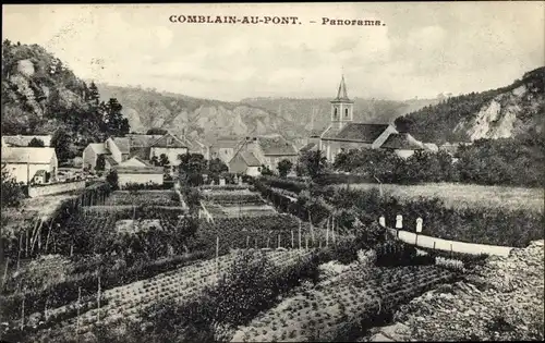Ak Comblain au Pont Wallonien Lüttich Belgien, Panorama