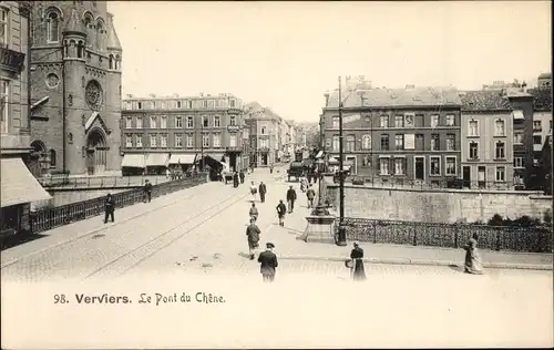 Ak Verviers Wallonien Lüttich, Le Pont du Chene