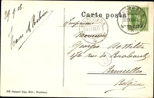 Ak Saanen Kanton Bern, Generalansicht