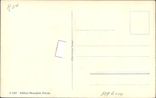 Ak Matten bei Interlaken Kt. Bern Schweiz, Heimwehfluh, Jungfrau, Schiffeinfahrt