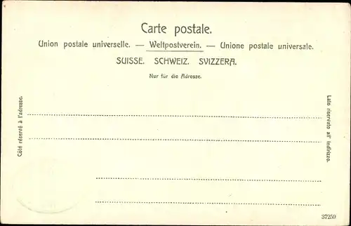 Ak Thun Kanton Bern Schweiz, Straßenpartie, Turm