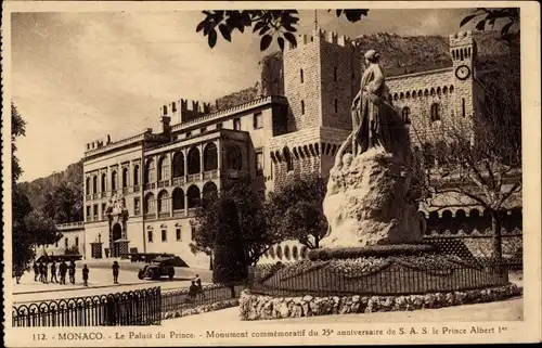 Ak Monaco, Le Palais du Prince, Monument