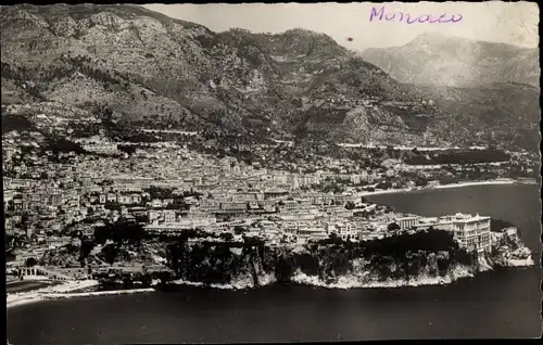 Ak Monaco, Le Rocher, Vue Générale