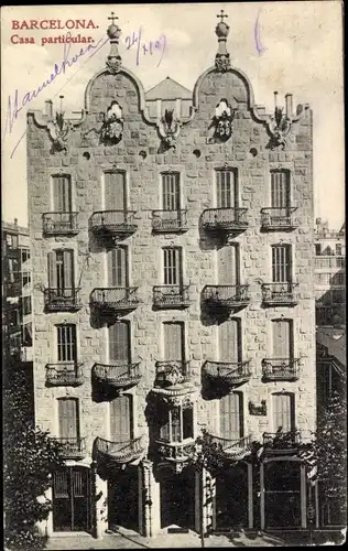 Ak Barcelona Katalonien Spanien, Casa particular