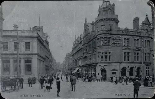 Ak Newport Monmouthshire Wales, High Street