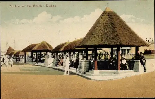 Ak Durban Südafrika, Shelters on the Beach