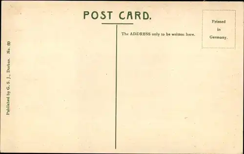 Ak Durban Südafrika, Marine Parade