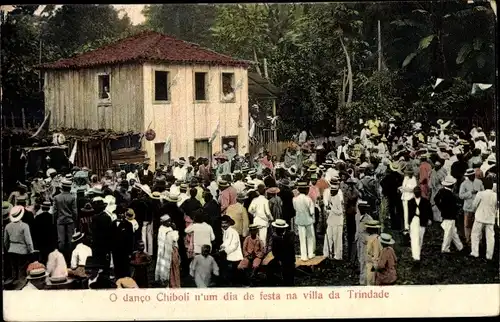 Ak Trinidad, O danco Chiboli n'um dia de festa na villa da Trindade