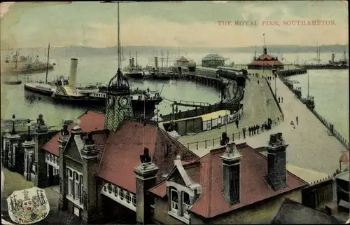 Ak Southampton Hampshire England, The Royal Pier