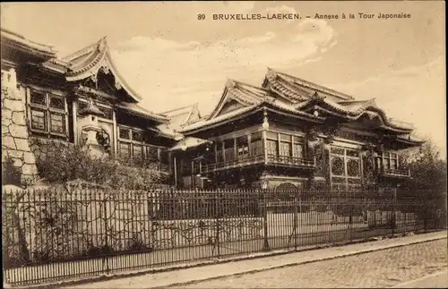 Ak Laeken Bruxelles Brüssel, Annexe a la Tour Japonaise