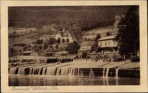 Ak Uhlstädt Kirchhasel an der Saale, Friedenshof