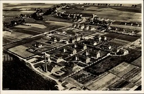 Ak Zwickau in Sachsen, Heinrich Braun Krankenhaus, Fliegeraufnahme