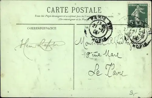 Ak Sous Marin La Dorade, Französisches U Boot