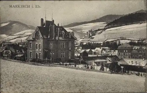 Ak Sainte Marie aux Mines Markirch Elsass Haut Rhin, Teilansicht