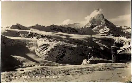 Ak Zermatt Kanton Wallis, Matterhorn, Gornergrat