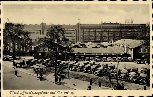 Ak Utrecht Niederlande, Jaarsbeursgebouw met Vredenburg