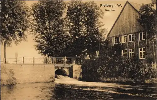 Ak Rietberg in Westfalen, Nordtor