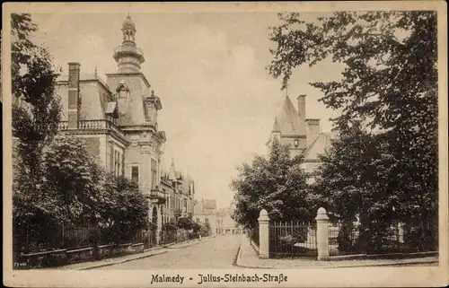 Ak Malmédy Wallonien Lüttich, Julius-Steinbach-Straße