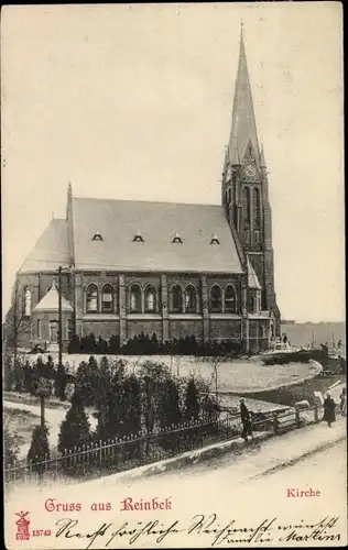 Ak Reinbek in Schleswig Holstein, Kirche