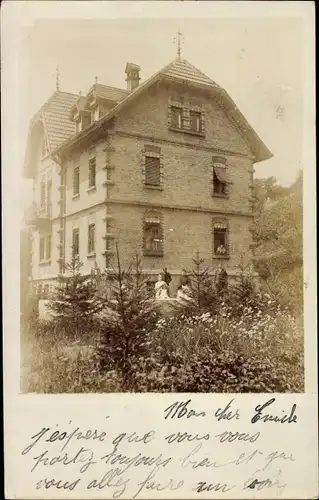 Foto Ak Murrhardt in Baden Württemberg, Hausansicht, Garten