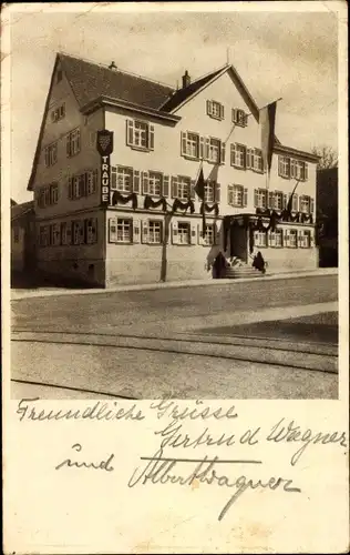 Ak Fellbach in Württemberg, Gasthaus zur Traube