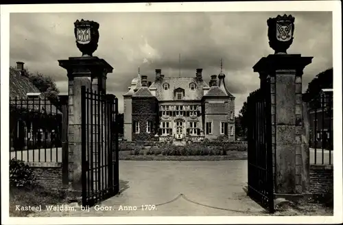 Ak Goor Overijssel, Kasteel Weldam, Anno 1709, Eingangstor
