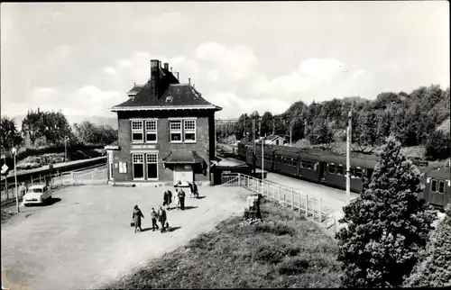 Ak Schin op Geul Limburg Niederlande, Station