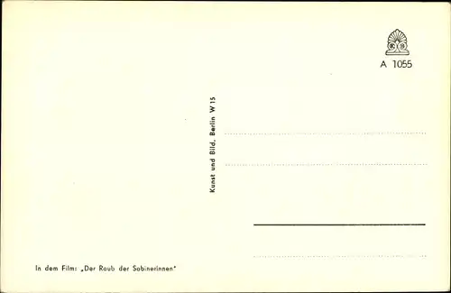 Ak Schauspielerin Fita Benkhoff, Portrait, Pelzmantel, Der Raub der Sabinerinnen