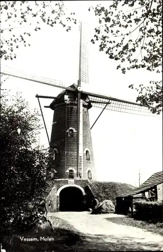 Ak Vessem Gelderland Niederlande, Molen