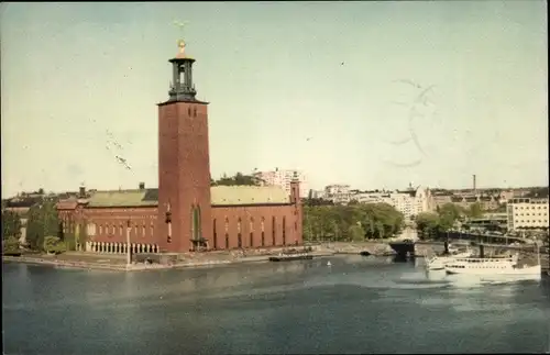 Ak Stockholm Schweden, Stadhuset, the Town Hall