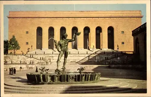 Ak Göteborg Schweden, Götaplatsen. Konstmuseet