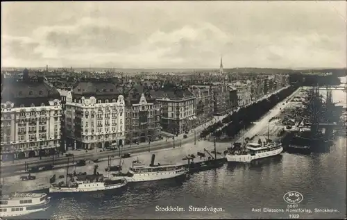 Ak Stockholm Schweden, Strandvägen