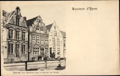 Ak Ypres Ypern Westflandern, Maison des Bateliers