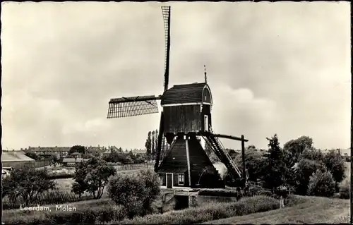 Ak Leerdam Südholland, Molen