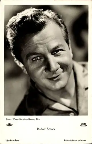 Ak Schauspieler Rudolf Schock, Portrait