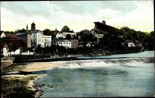 Ak Bad Kösen Naumburg an der Saale, Partie an der Saale