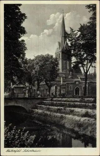 Ak Bitterfeld in Sachsen Anhalt, Loberbrücke