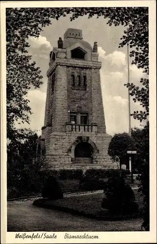 Ak Weißenfels an der Saale, Bismarckturm