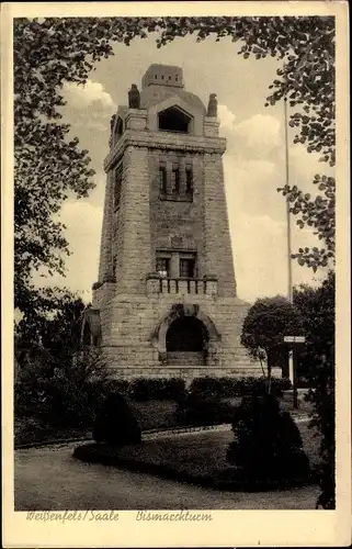 Ak Weißenfels an der Saale, Bismarckturm