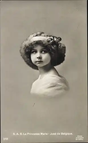 Ak La Princesse Marie José de Belgique