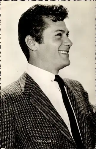 Ak Schauspieler Tony Curtis, Seitenportrait