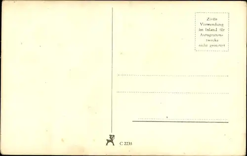 Ak Schauspielerin Anna Dammann, Portrait