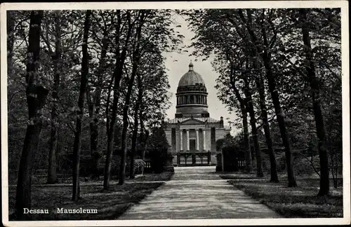Ak Dessau in Sachsen Anhalt, Mausoleum