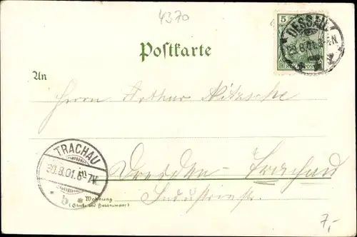 Ak Cöthen Köthen in Anhalt, Rathaus