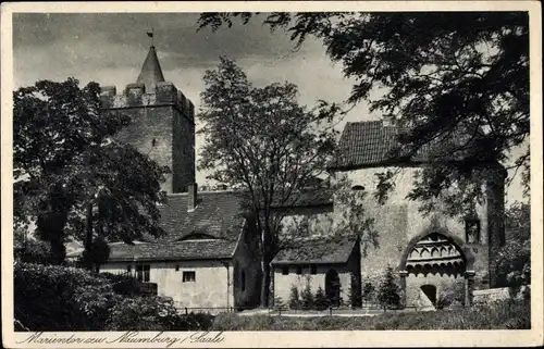 Ak Naumburg an der Saale, Partie am Marientor, Stadttor